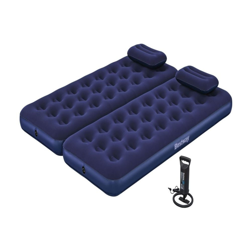 Set Colchon Inflable + 2 Almohadas + Bomba Bestway