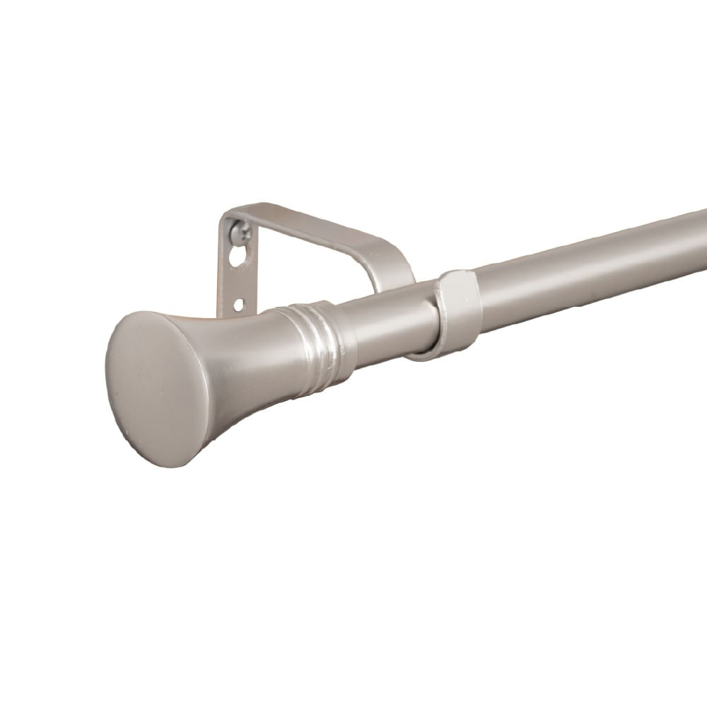 Set Cortina Extensible 16/19mm 170-320cm Conic Plata Metalhsa