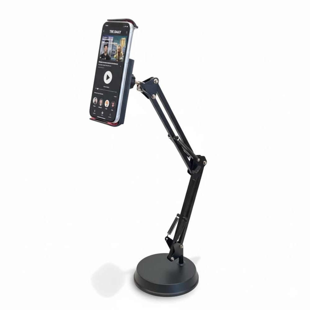 Soporte de Escritorio DH 201 para Celular Tablet Brazo Flexible Ajustable Giratorio 360