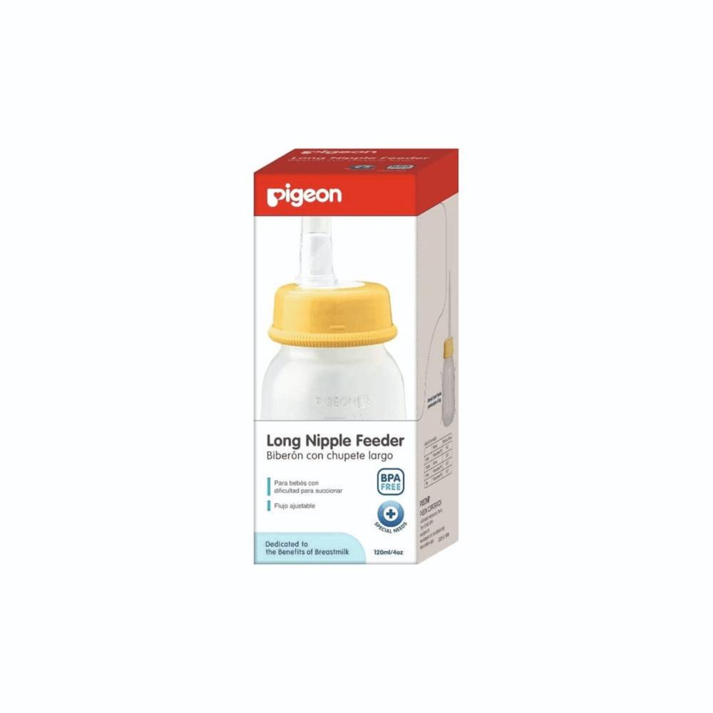 BIBERON PIGEON ESPECIAL CHUPETE LARGO 120ML - 4OZ. BLANCO