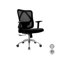 Silla Ergonómica Enko Gerente Aluminio Negro Althea Confort