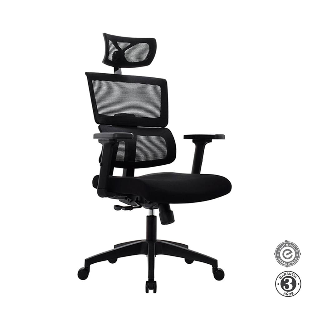Silla Ergonómica Flip Presidente 3D Nylon Althea Confort