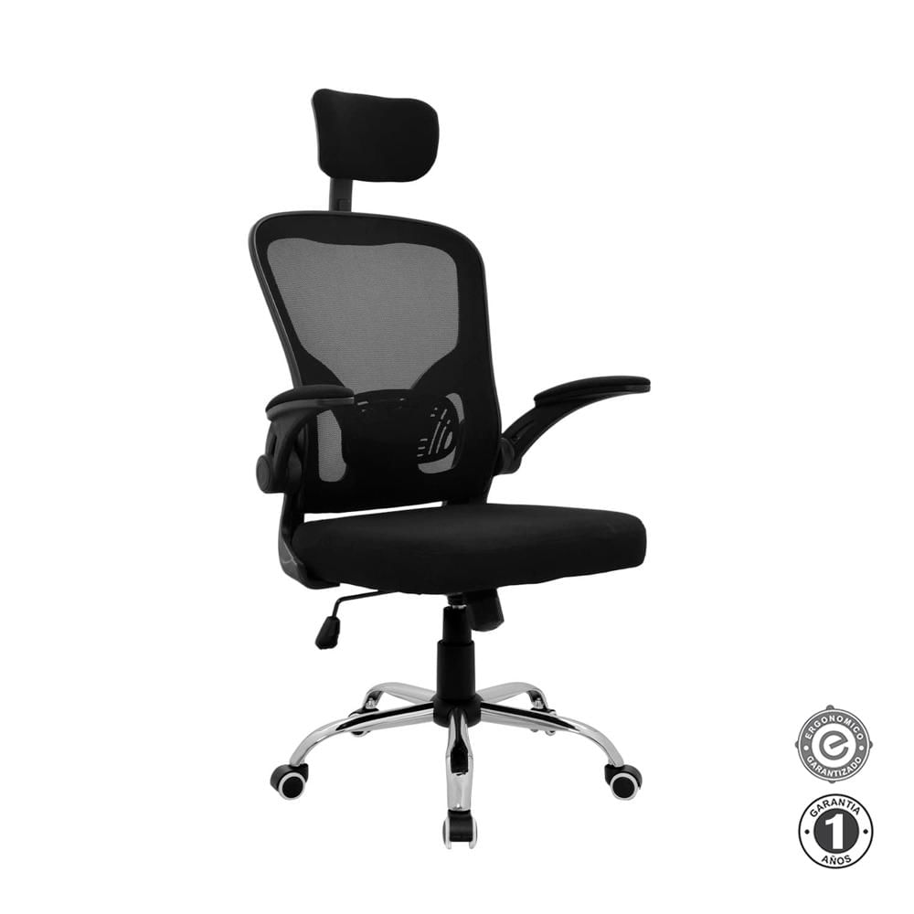Silla Ergonómica Atos Presidente Negro Althea Confort