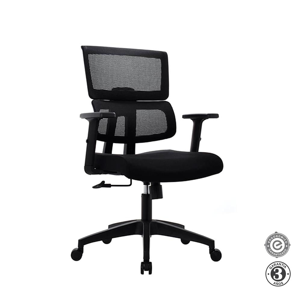 Silla Ergonómica Flip Gerente Syncro 1D Nylon Althea Confort