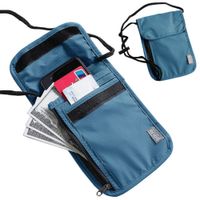 MORRAL PORTA PASAPORTE PLANO DE VIAJE IMPERMEABLE