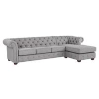 SOFA CHESTER 3 CUERPOS GRIS - FALOTIH 3M