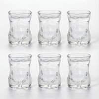 Vasos Shot de Vidrio con Silueta Masculina Set x6