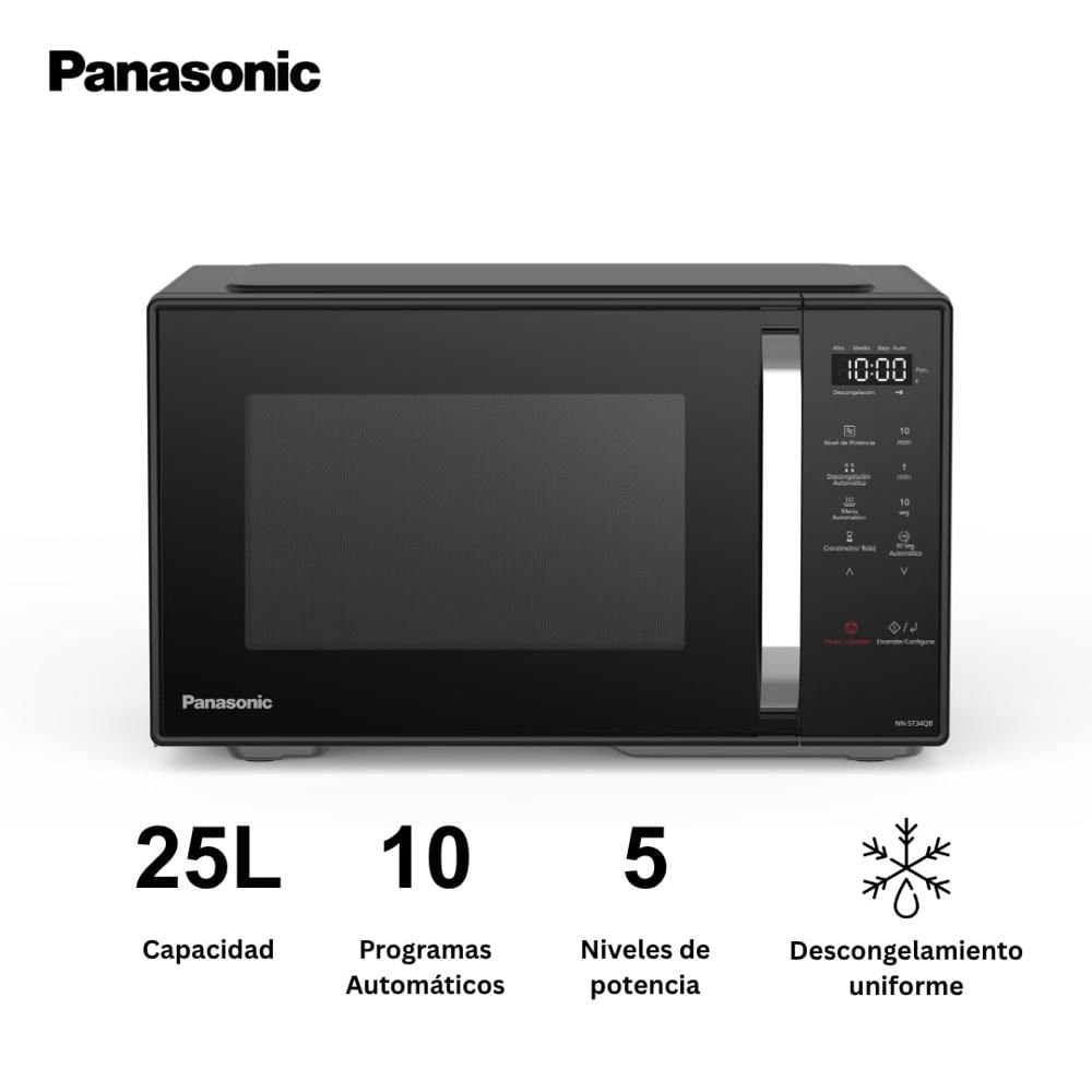 MICROONDAS PANASONIC 25 LT NN-ST34QBRPK NEGRO