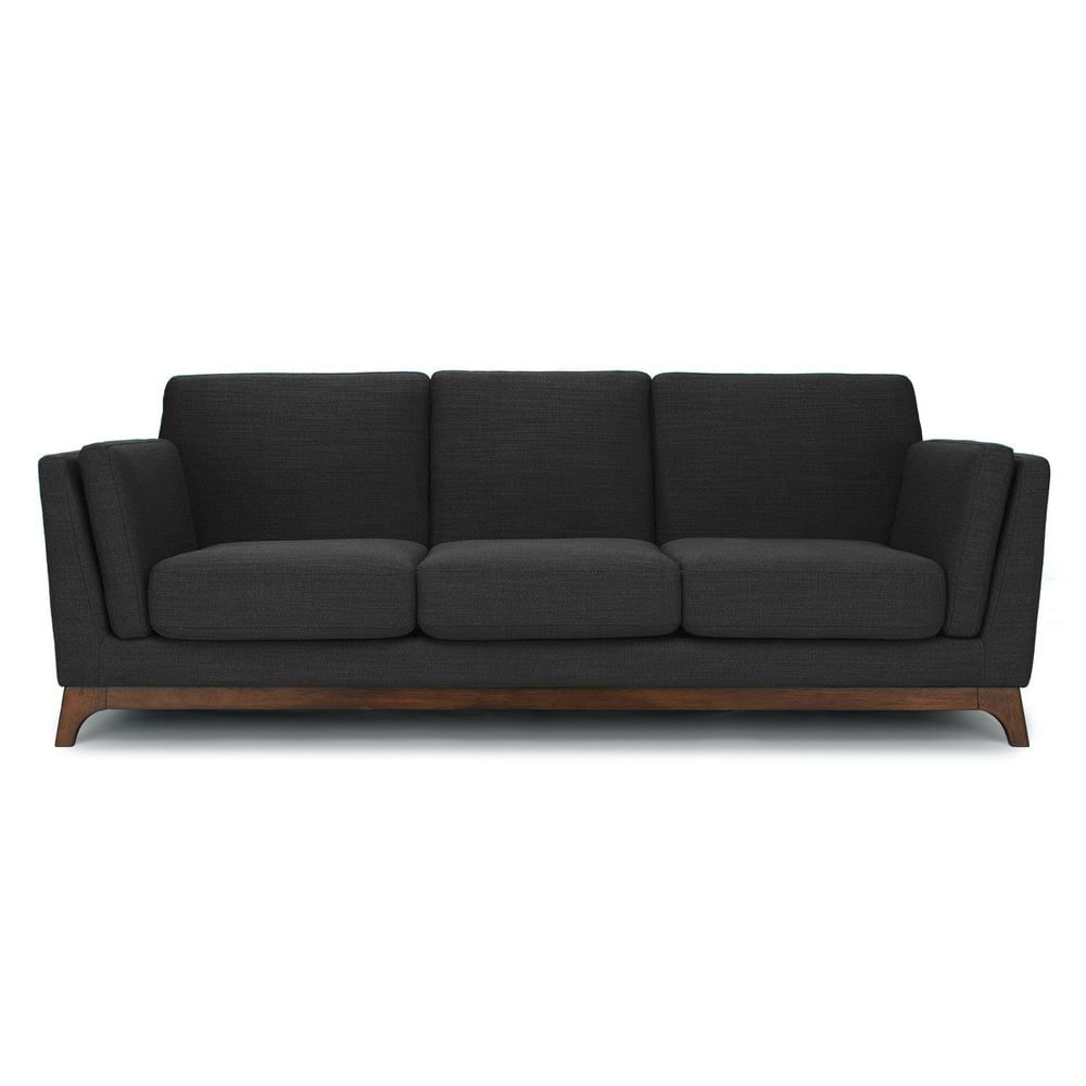 SOFA BUKY 3 CUERPOS NEGRO - FALOTIH 3M