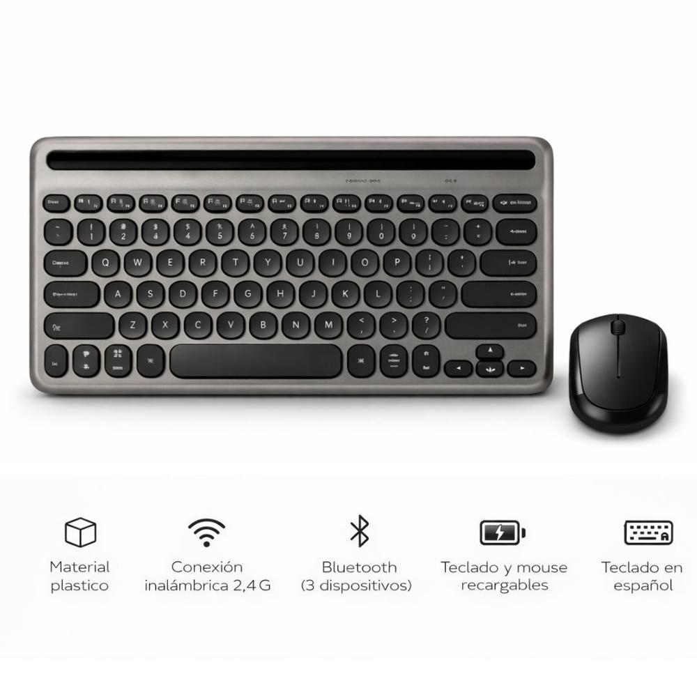 COMBO TECLADO Y MOUSE COLOR NEGRO
