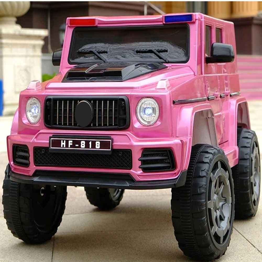 Carro a Batería Camioneta Mercedes para Niños con Control Bluetooth Rosado