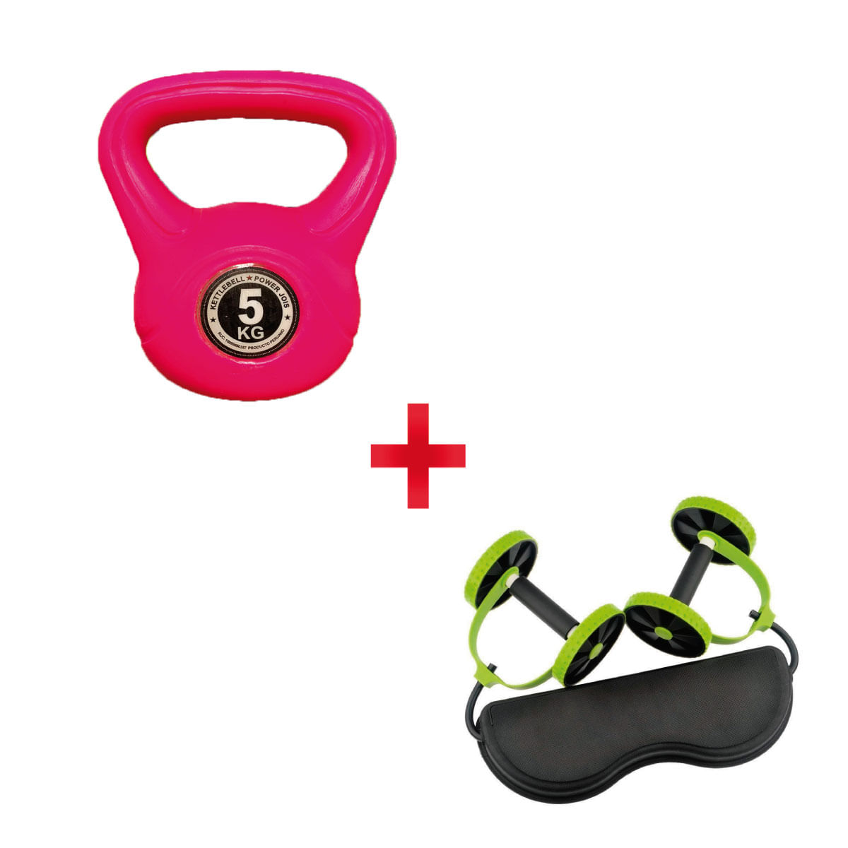 Pesa Rusa 5kg Rosada + Revoflex