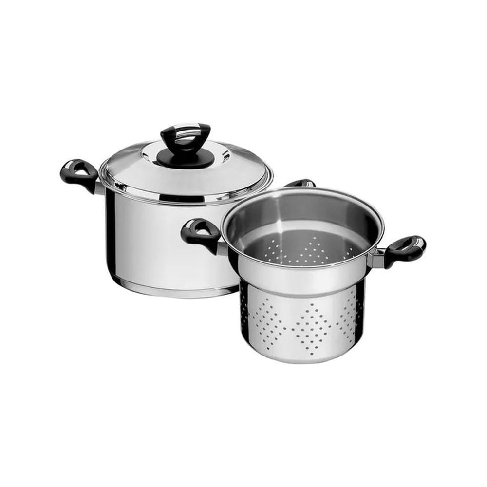 Jgo Cozi-Pasta x2 pzas AInox - Tramontina Acero Inox