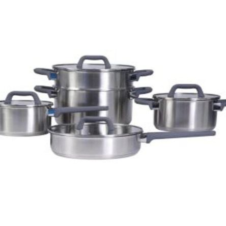 Juego de Ollas 9 piezas Acero inoxidable Oster Beauford 143761 09