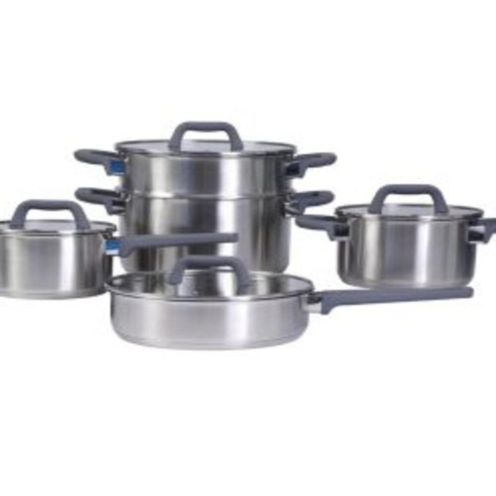 Juego de Ollas 9 piezas Acero inoxidable Oster Beauford 143761 09