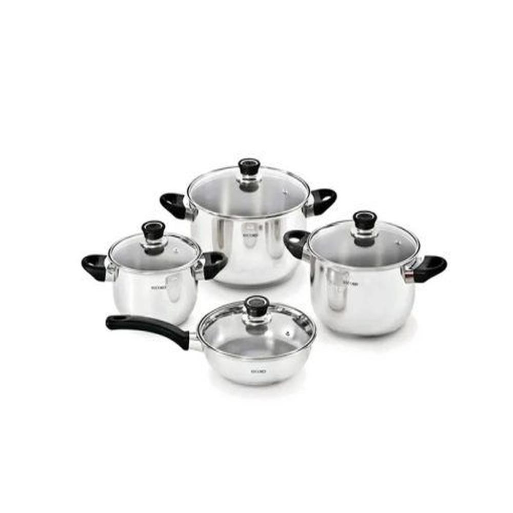 Juego de Ollas Inoxset de 8 piezas