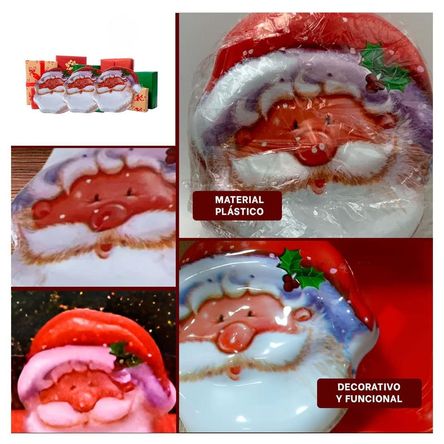 Caja  Navideña para centro de mesa en Blanco