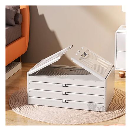 Estante para Ropa de Color Blanco Y+Stickers