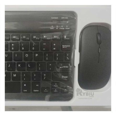 Kit Recargable Keyboard en Color Blanco Y+Papel de Regalo