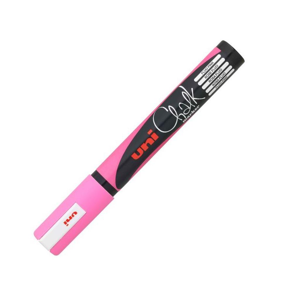 UNI PWE-5M Chalk Rosado Fluorescente