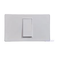 INTERRUPTOR CONMUTADOR DE 4 VIAS SIMPLE PLACA BLANCA Y DADO BLANCO SANDAY