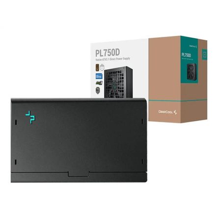 FUENTE DE PODER DEEPCOOL 750W 80 PLUS BRONZE PL750D ATX 3.1  PCIe 5.1