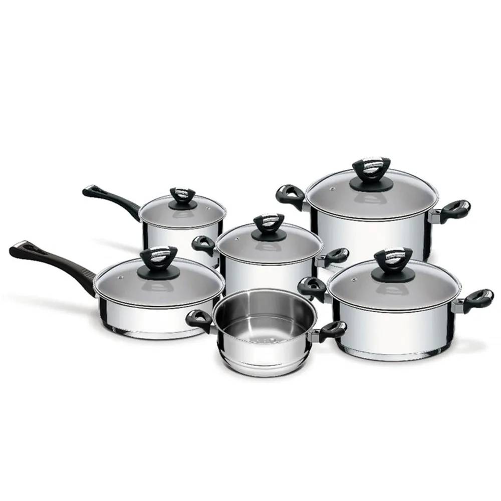 Juego de Ollas Solar de Vidrio Templado de 11 Piezas