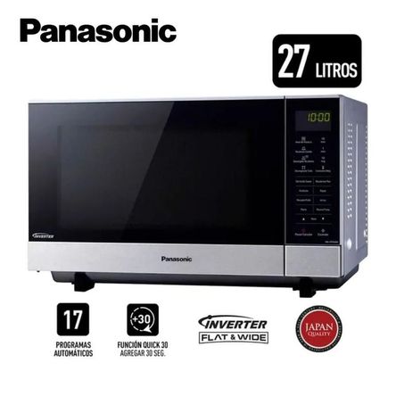 Horno microondas Panasonic NN-SF564MRPM 27L