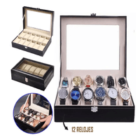Organizador 12 Compartimientos Porta Relojes