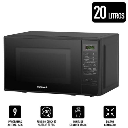 Microondas Panasonic NN-SB25JBRPK 20L – Potencia, Diseño Compacto