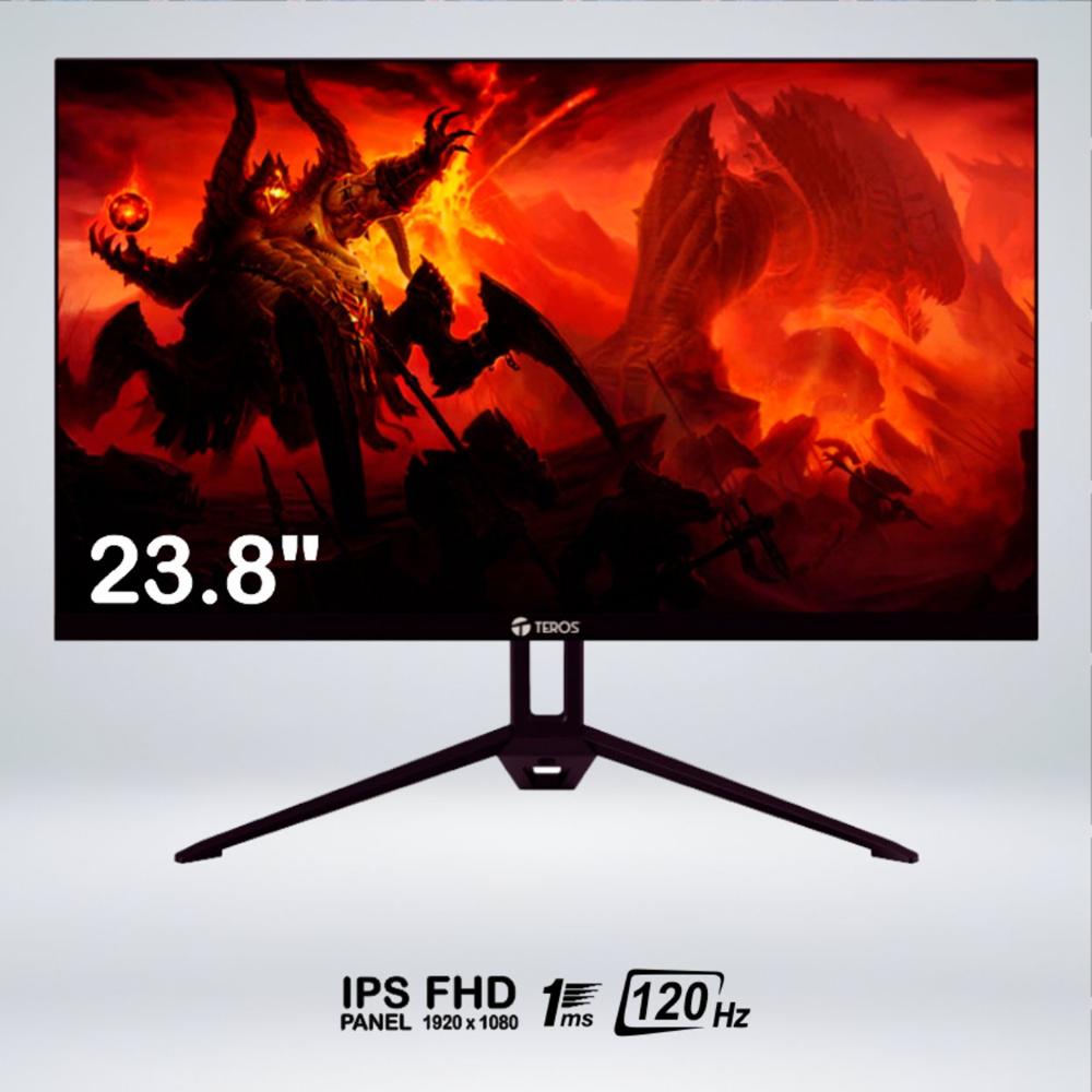 MONITOR GAMER TEROS TE-2415S FULLHD 23.8 IPS 120HZ 1MS HDMI FREESYNC