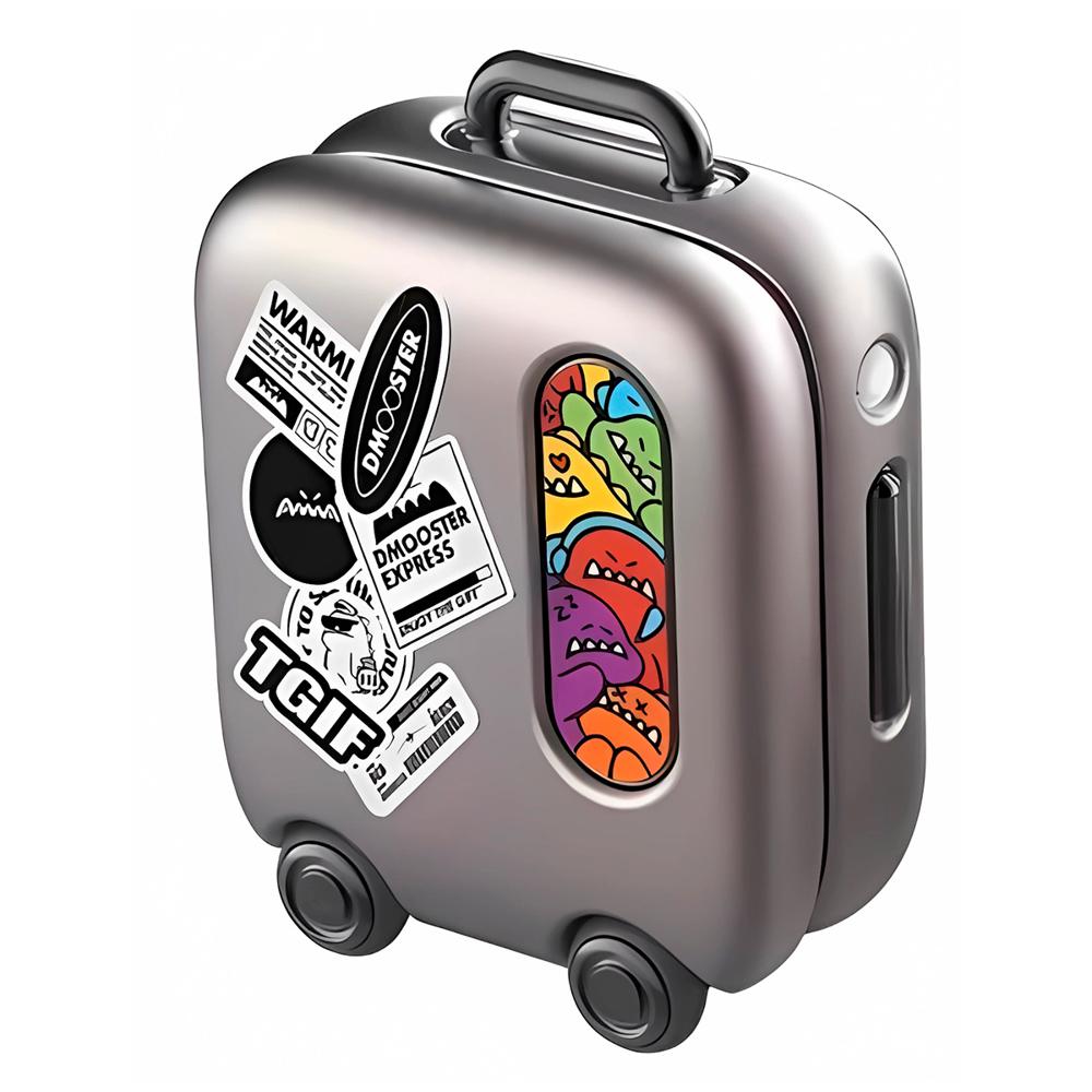 Audífonos D03 Maleta Dmooster con Bluetooth 5,0 | Plata