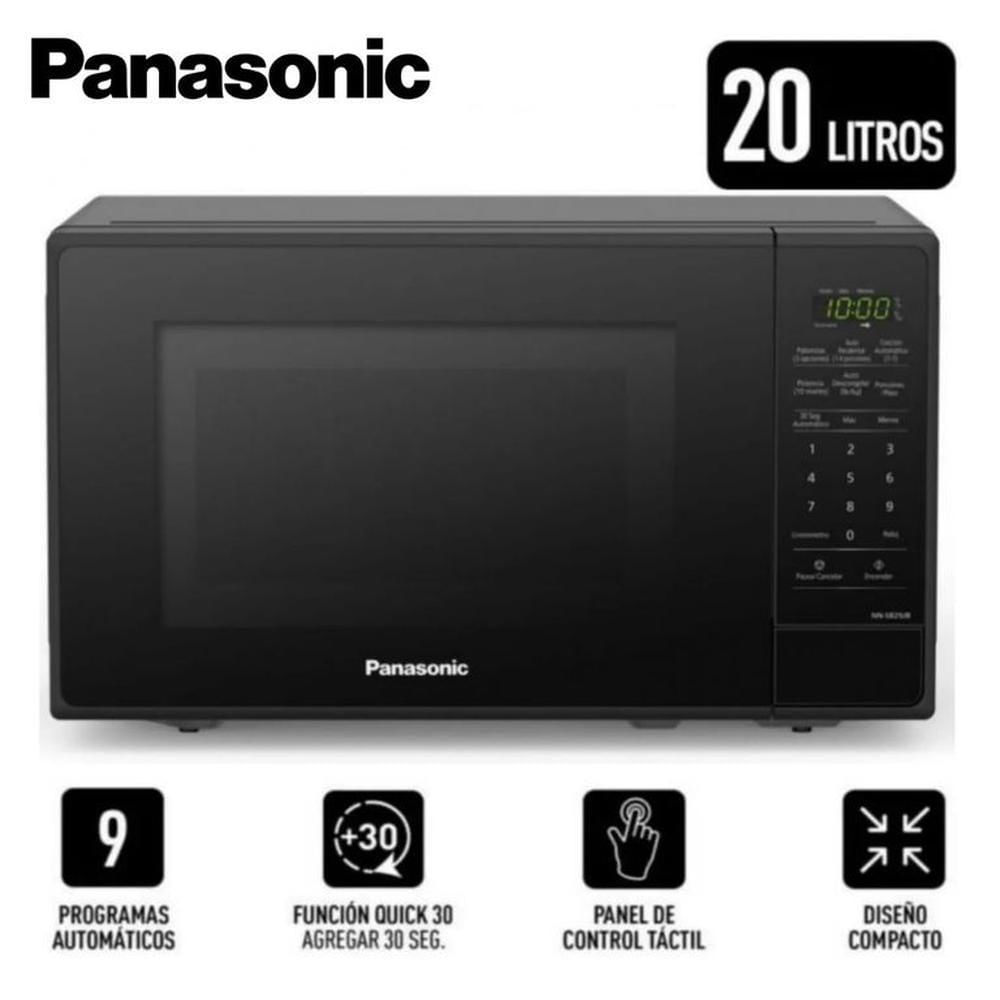Horno Microondas Panasonic NN-SB25JB 20 Litros - Negro