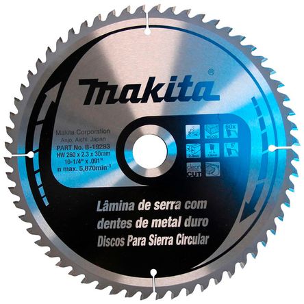 Disco Sierra Para Madera Makita 10