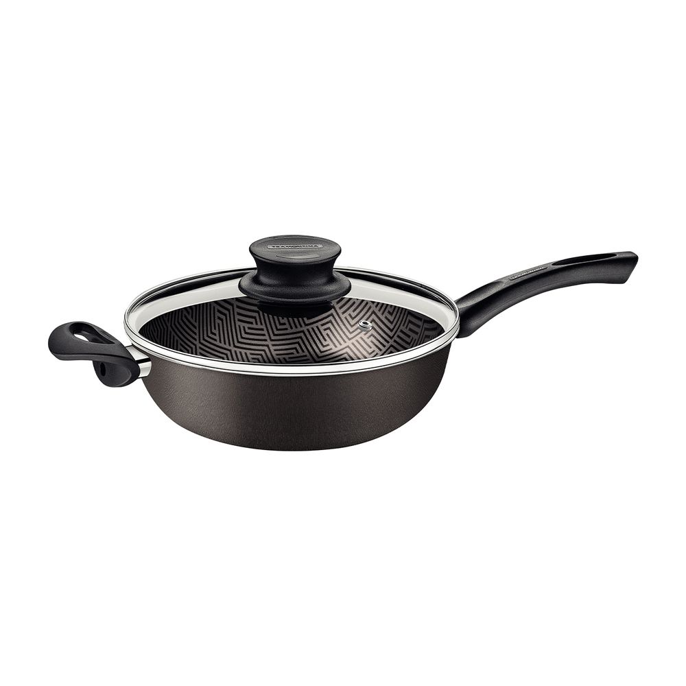 Sarten Honda con Tapa 24 cm Paris - Tramontina 28518/624