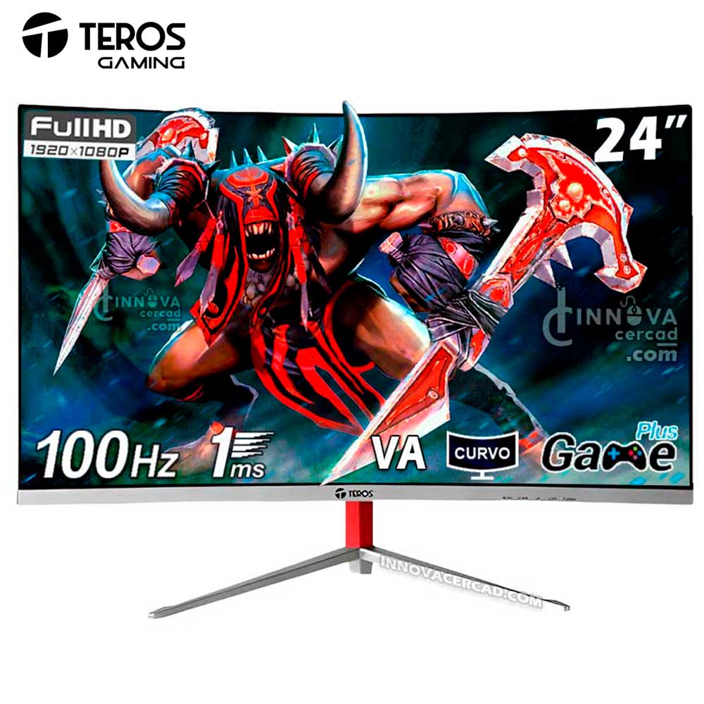 Monitor Teros Curvo TE-2402S 24 Full HD VA 100HZ 1MS HDMI VGA Monitor Teros Curvo TE-2402S 24 Full HD VA 100HZ 1MS HDMI VGA