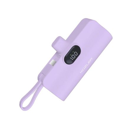 Minipowerbank Kuzler 5000mah Usb-c Morado Ilse-101 M