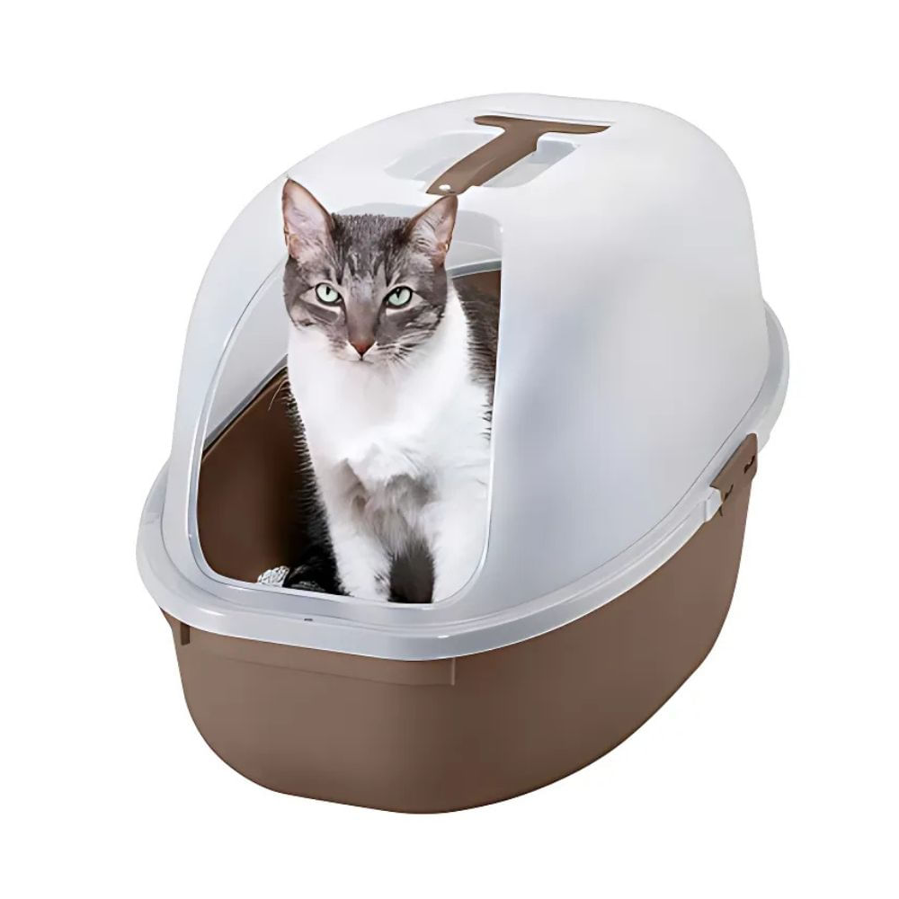 Arenero Para Gato Con Tapa Y Pala Rimax Arenero Para Gato Con Tapa Y Pala Rimax