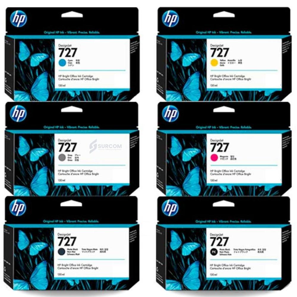 Kit de Tinta HP 727A Original 130 ml