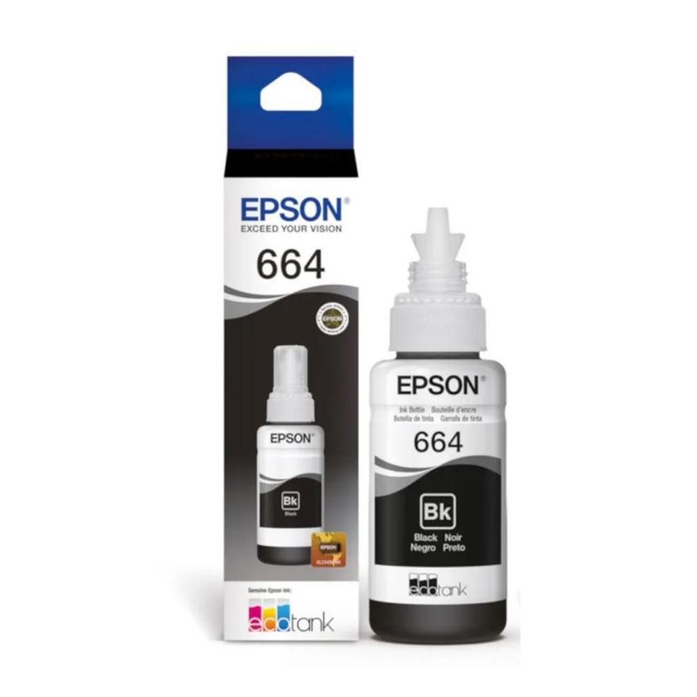 Botella Tinta Epson 664 Negro