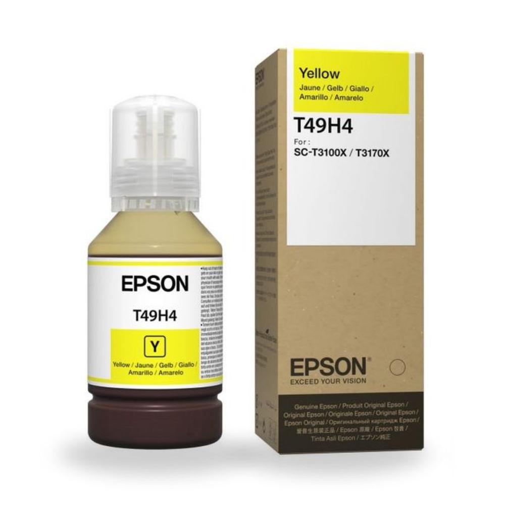 Tinta Sublimacion Epson T49H4 Yellow Botella 140ML