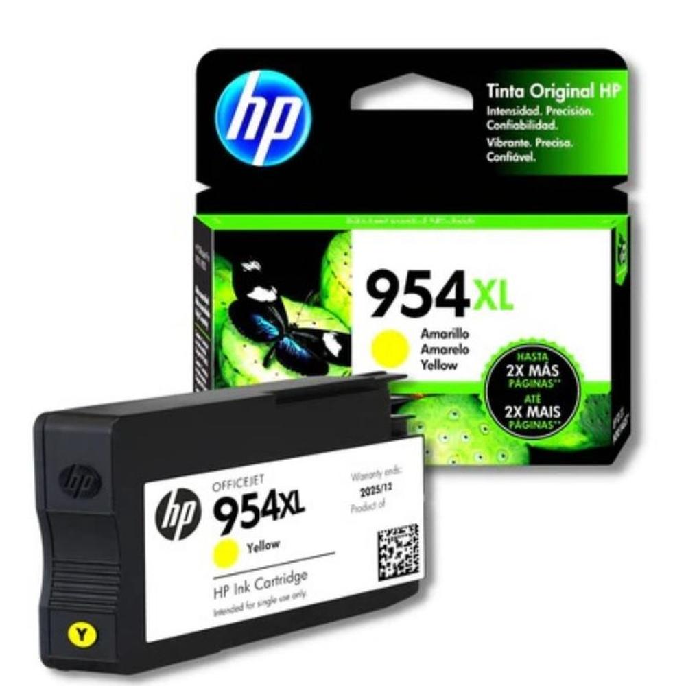 Tinta Original Hp 954XL Yellow L0S68AL Para OfficeJet Pro 7740