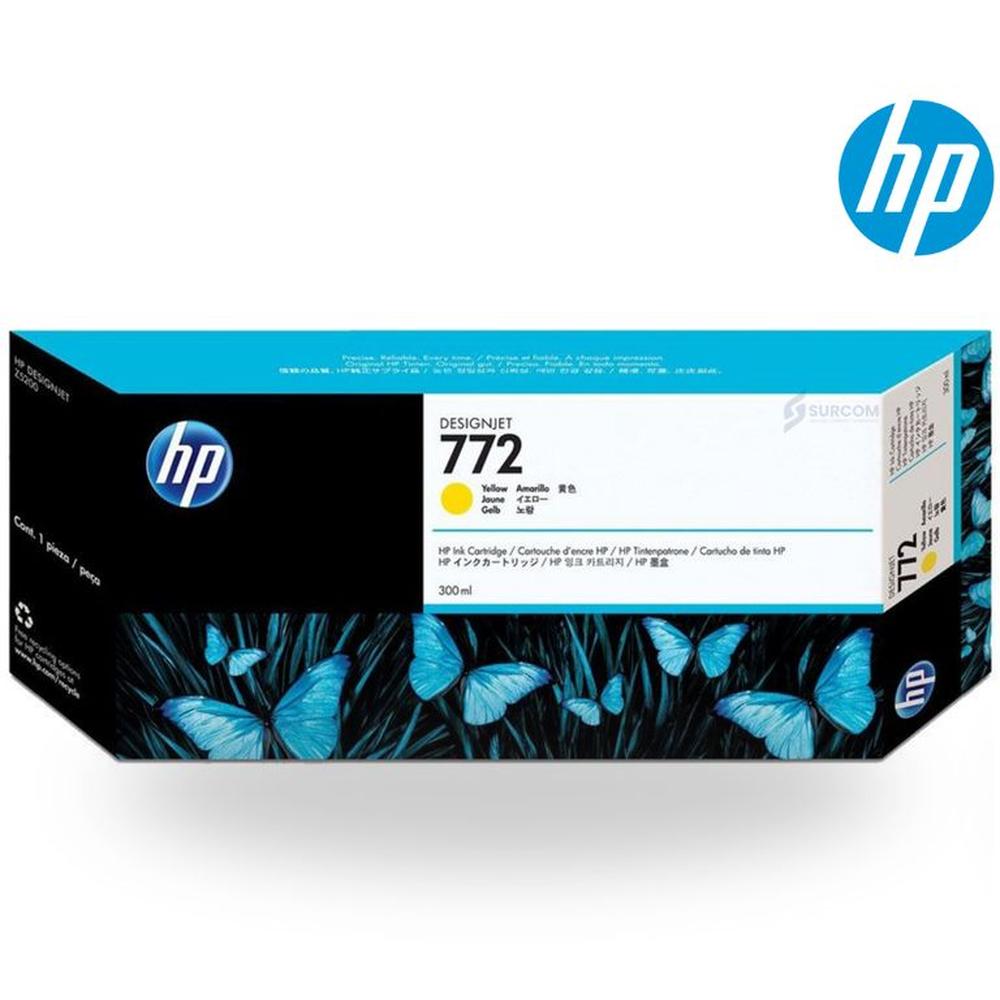 Cartucho de Tinta HP 772 Yellow (CN630A) Original 300 ml