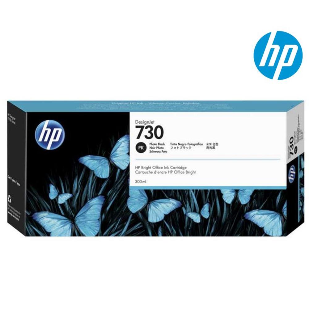 Cartucho de Tinta HP 730 Photo Black Original de 300 ml
