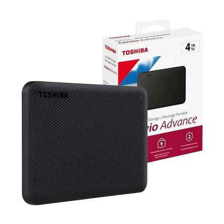Disco Duro Externo Toshiba Canvio Advance 4TB - Negro - Portátil