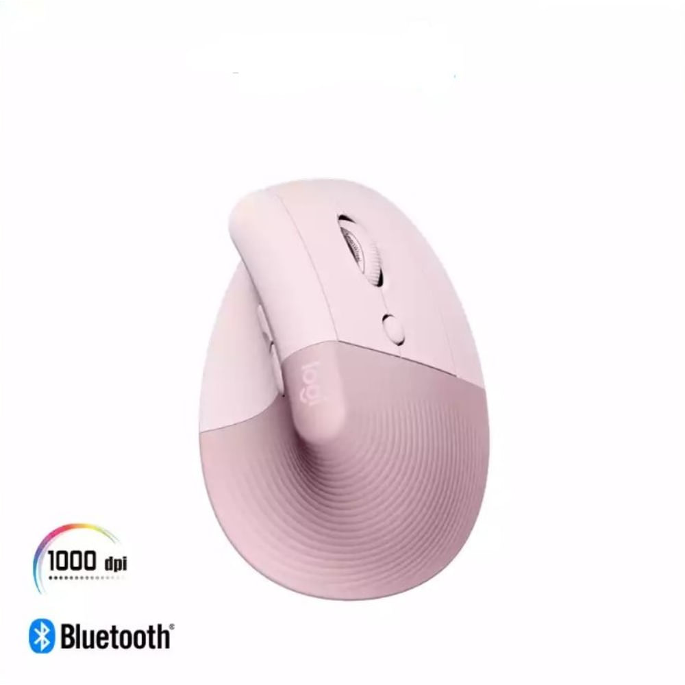 Mouse Logitech Lift Vertical Ergonomic Rose