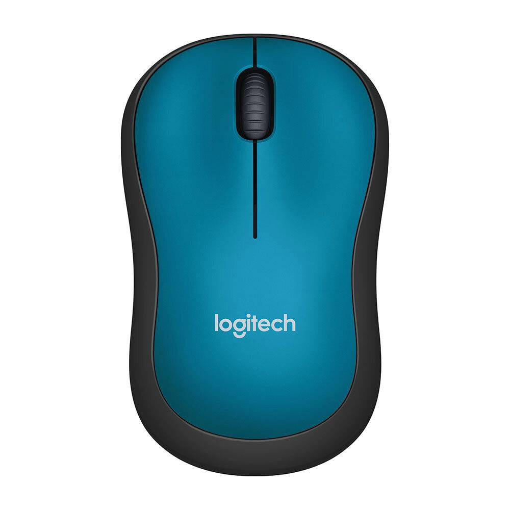 Mouse Logitech M185 Inalámbrico Azul-celeste