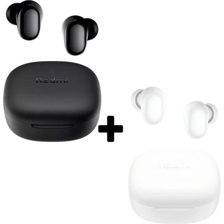 Combo Xiaomi Redmi Buds 6 Play Negro + Buds 6 Play Blanco