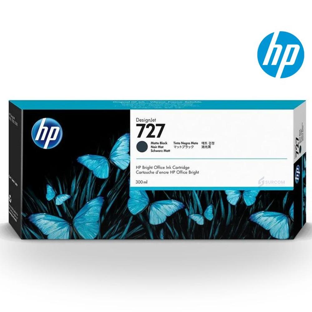 Tinta HP 727 Matte Black Original 300 ml