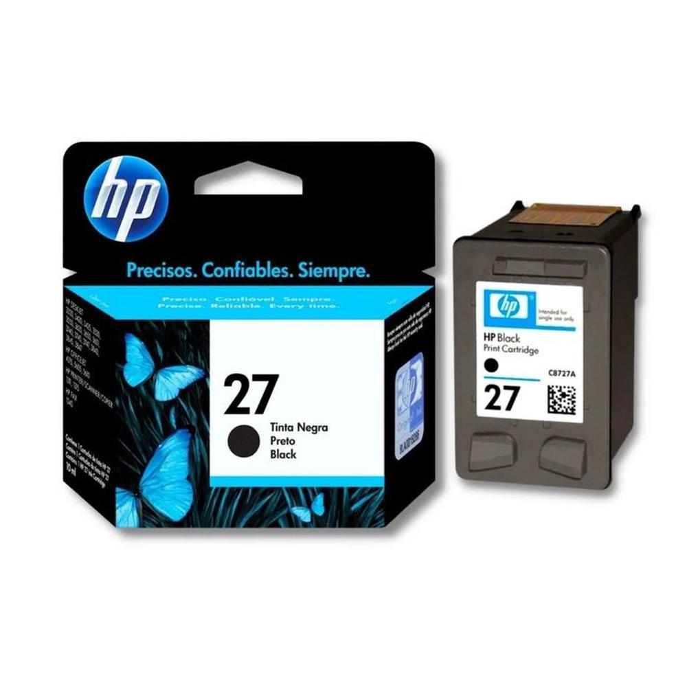 Cartucho de Tinta HP 27 Negro Original